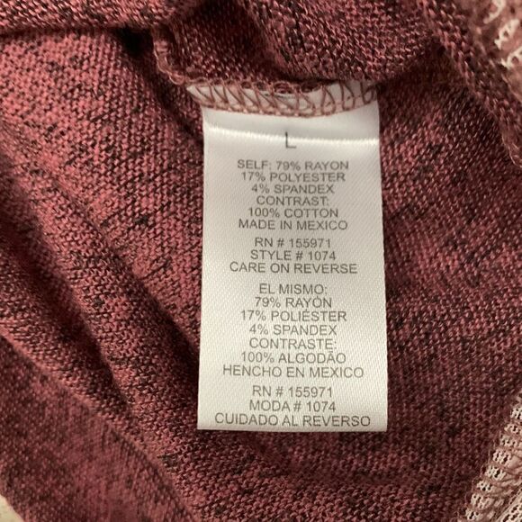 Storybuk Plum Blossom Lace Peasant Ruffle Tunic  Size L - Picture 7 of 7